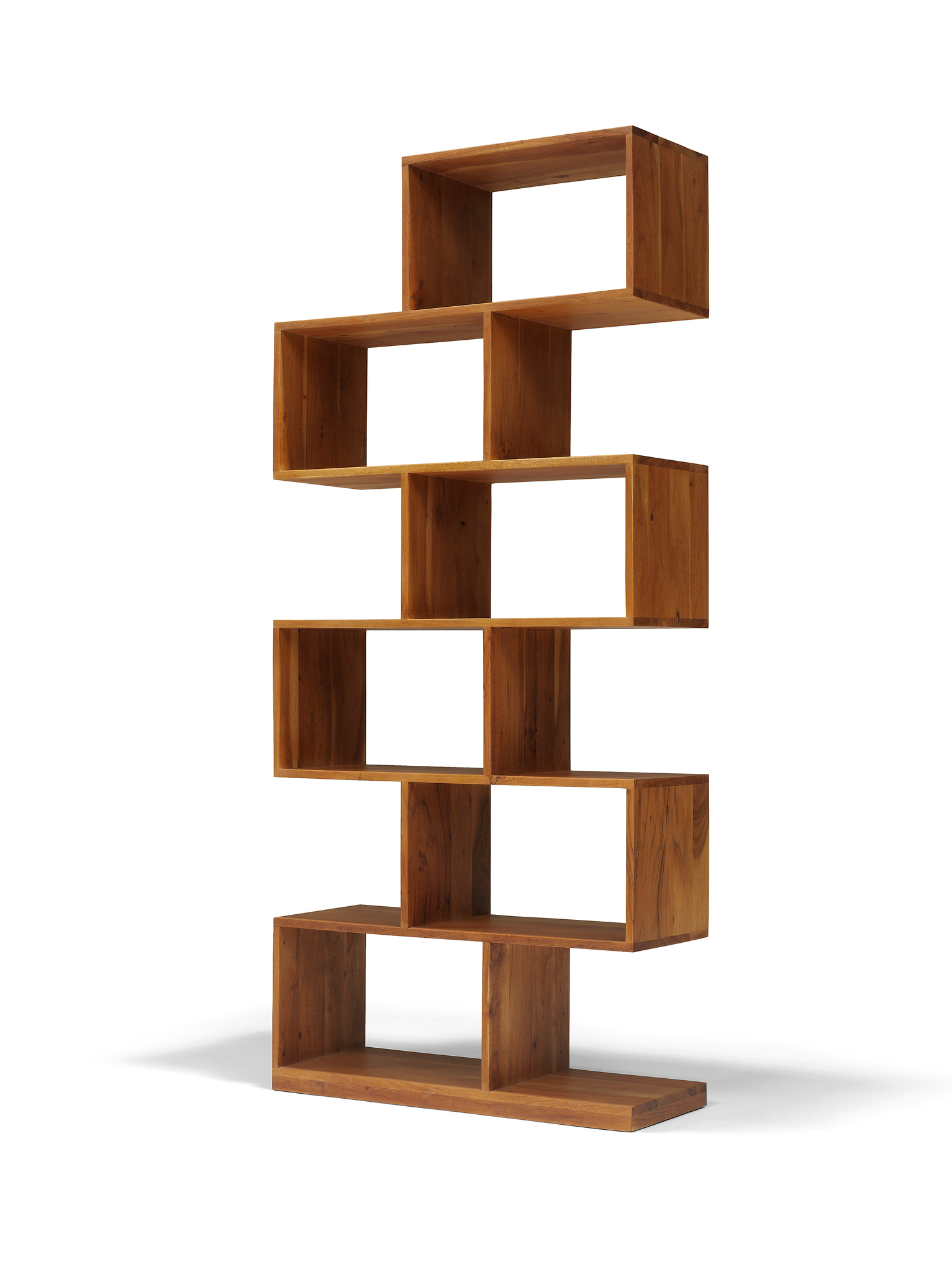 ZIG-ZAG Wandmeubel 80x30x180 Mango Naturel