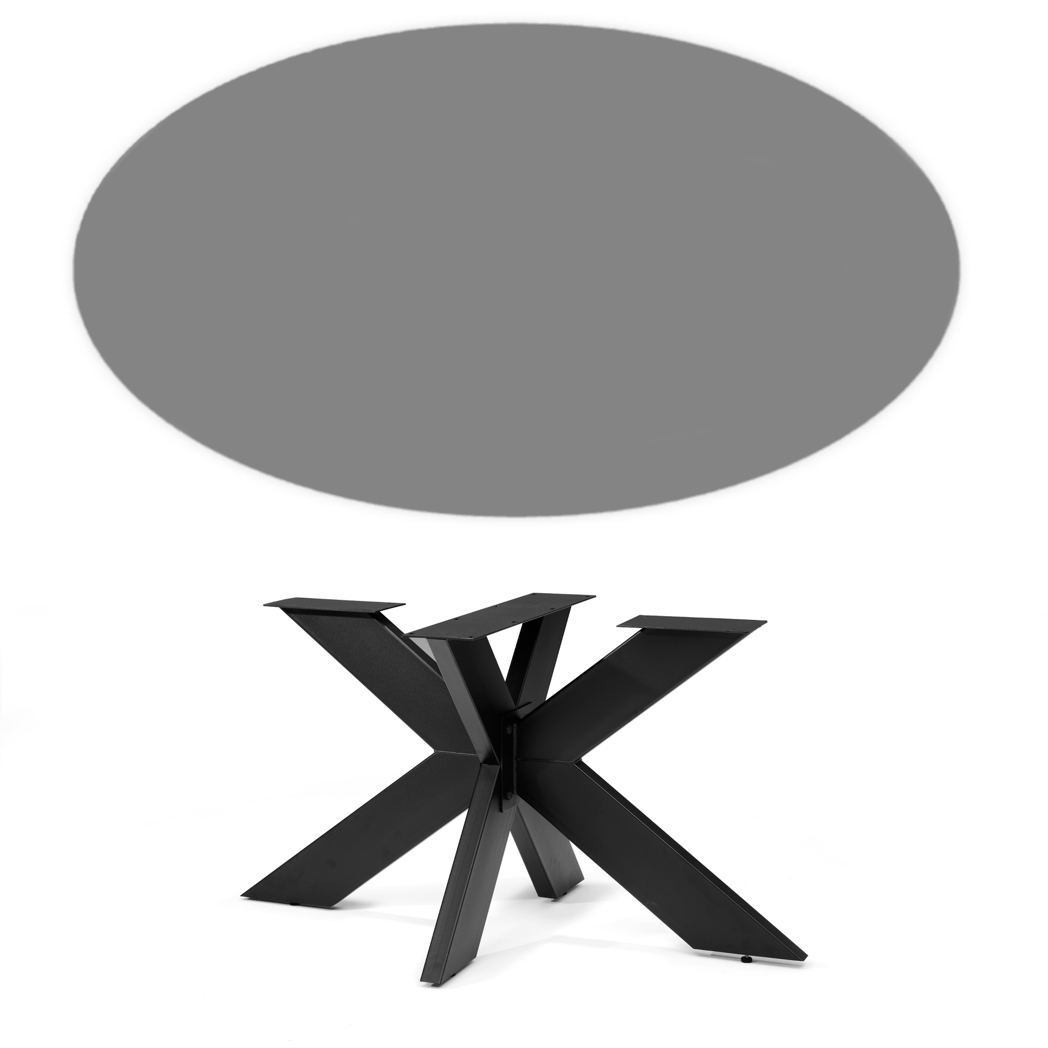 Switch Eetkamertafel 180X100 Ovaal Zwart Eiken + Stellar