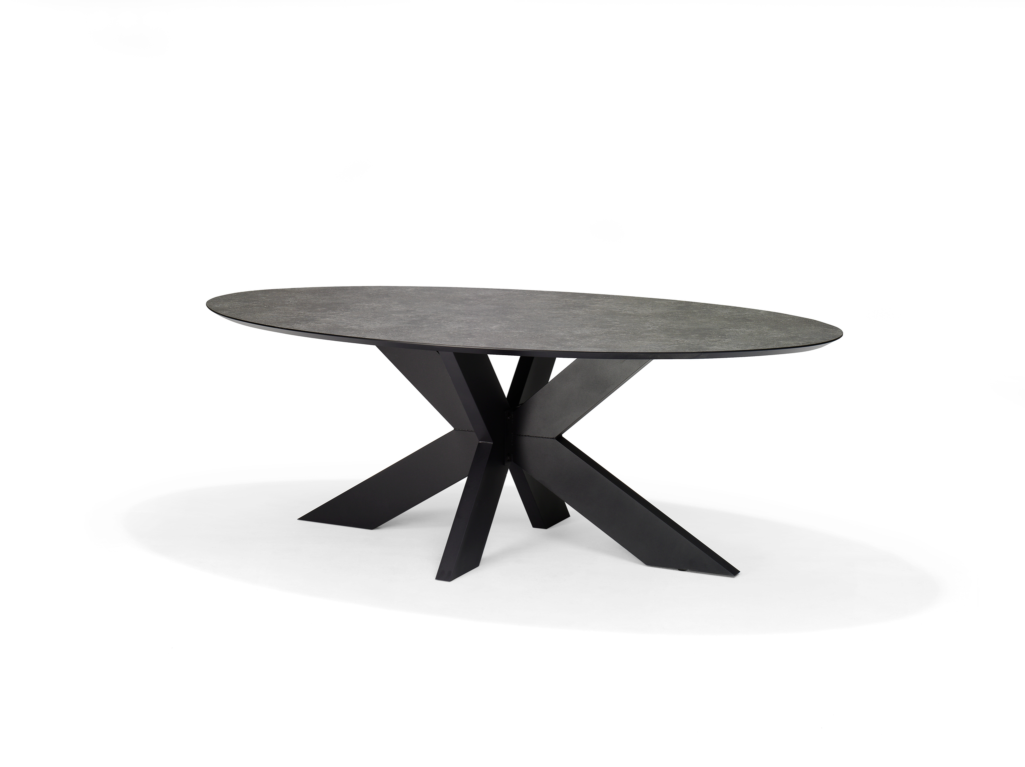 Switch Eetkamertafel 220X120 Ovaal Slate + Stellar