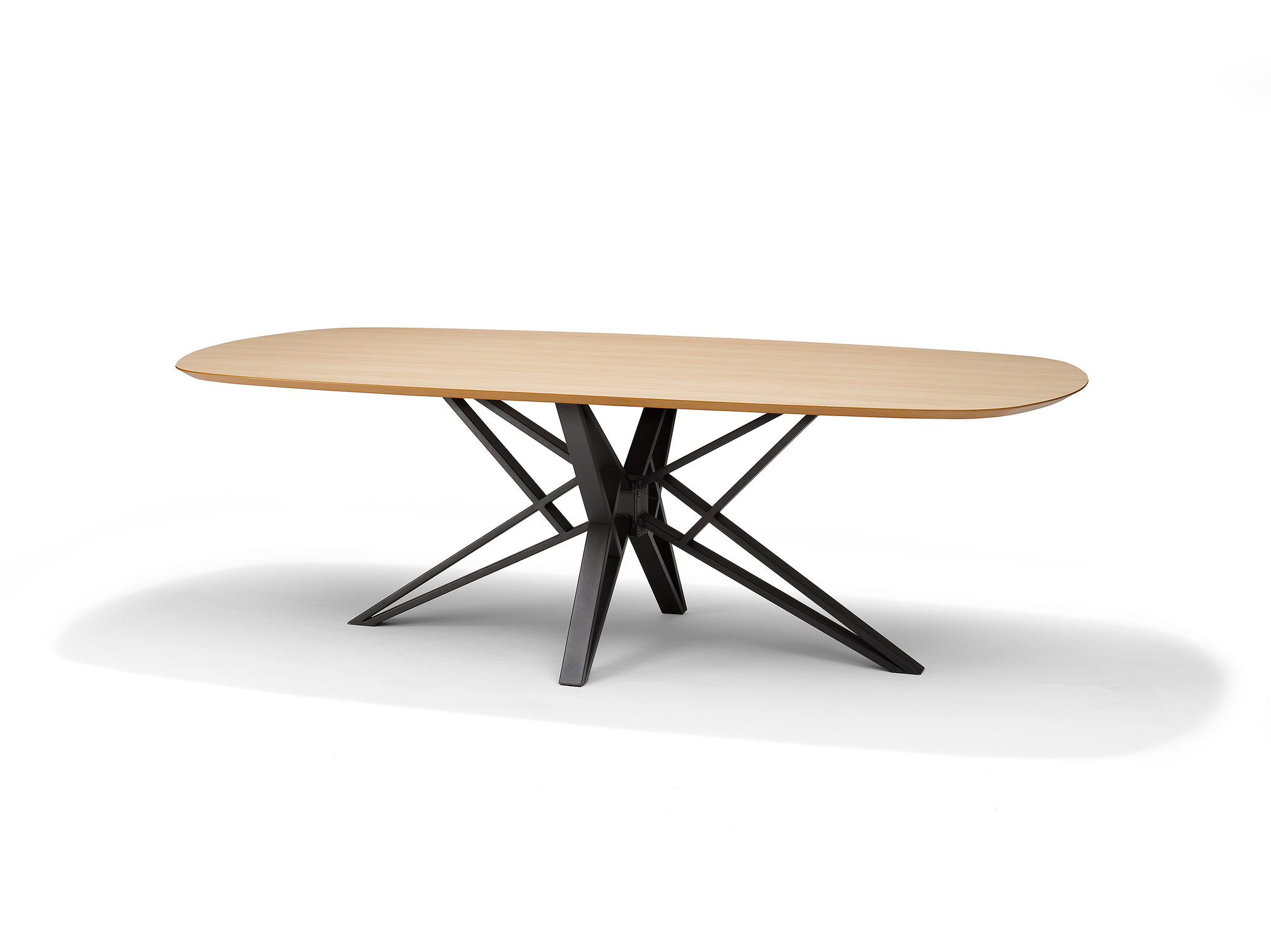 SWITCH-LUNA Eetkamertafel 240X120 Stuiver Natuur eiken