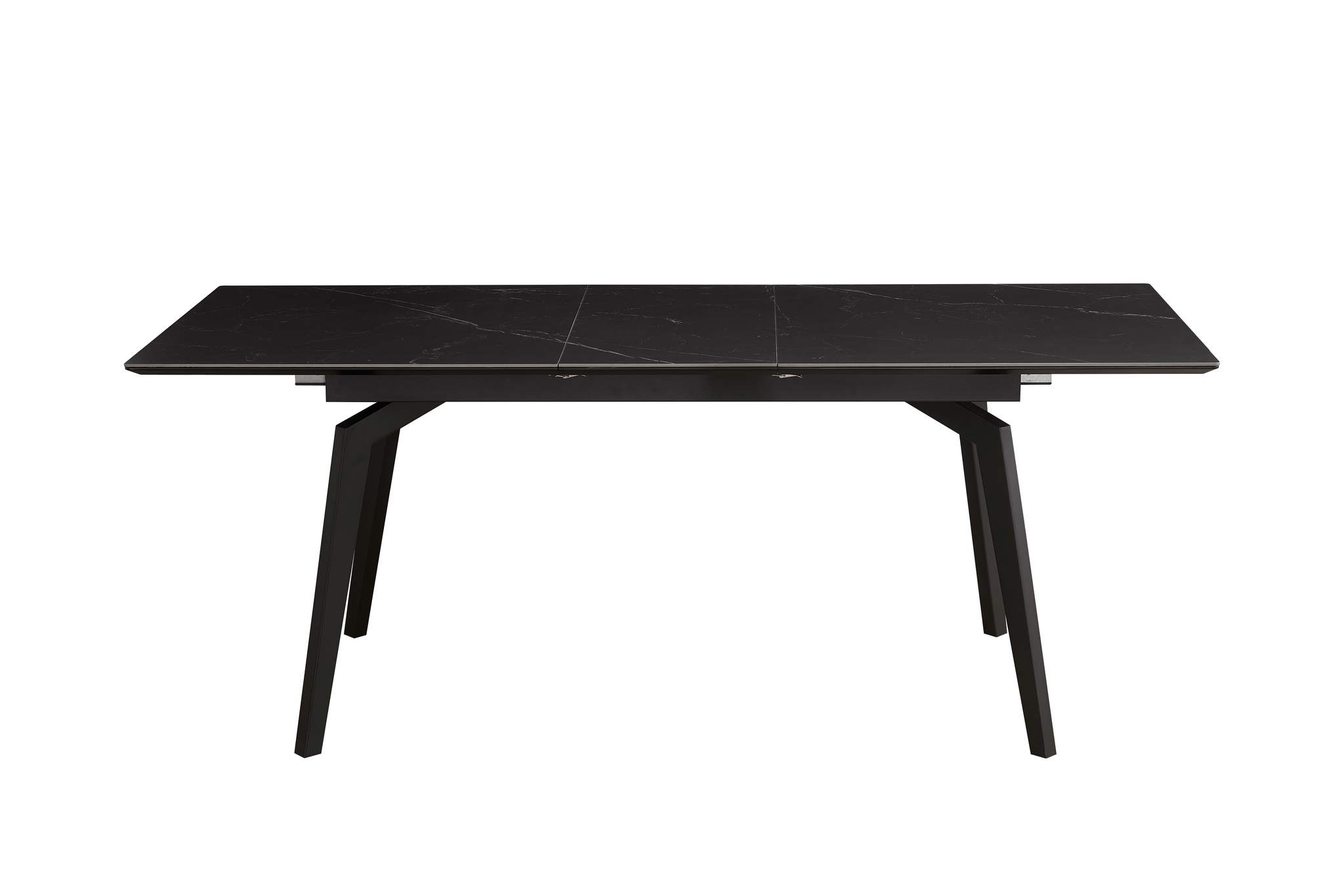 Venus Uitschuiftafel 160x90 (+1 x 40cm) Deckstone Zwart Marmer