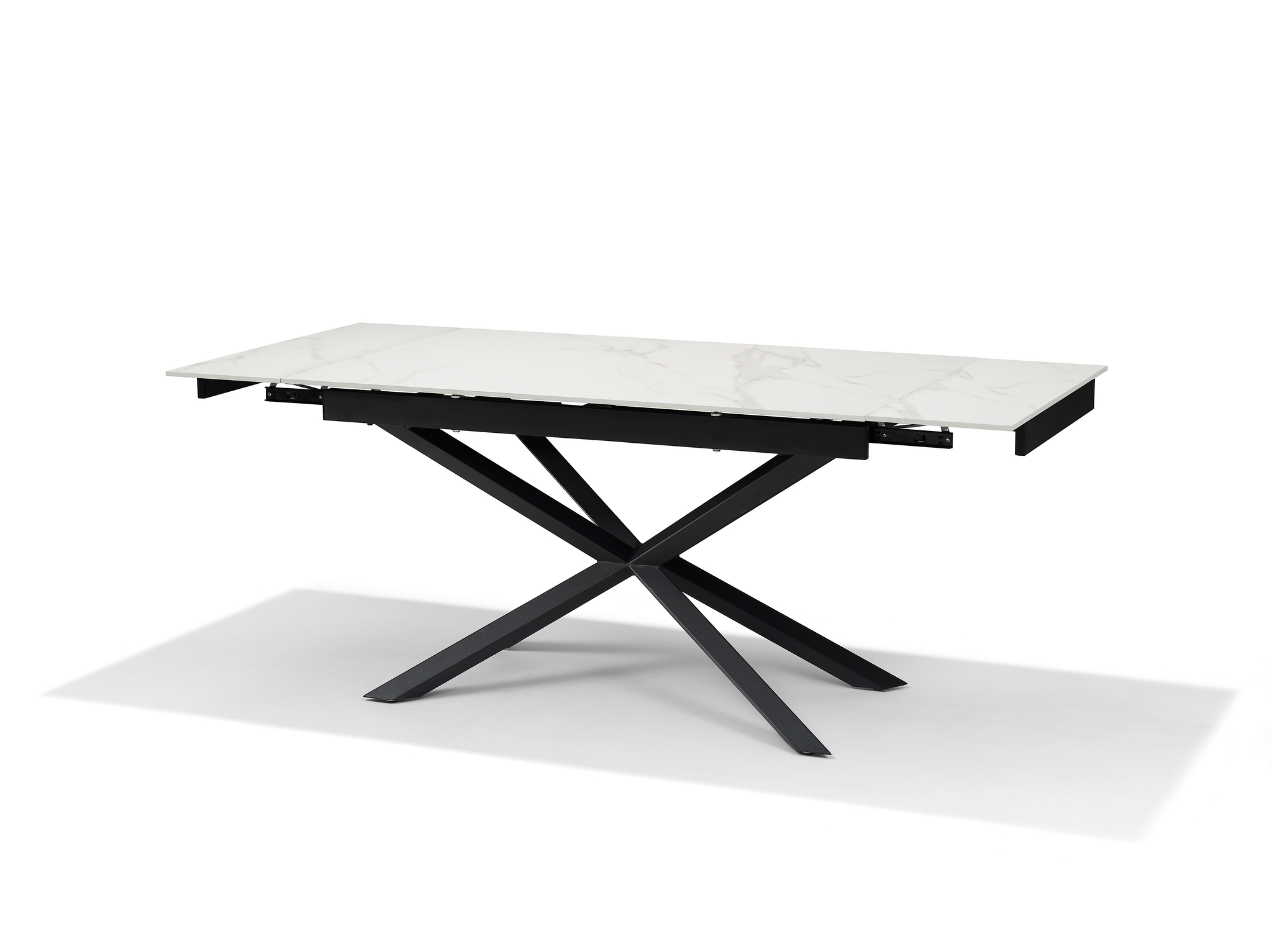 Reno Tafel - Wit Deckstone 136-196X90 Uitschuifbaar