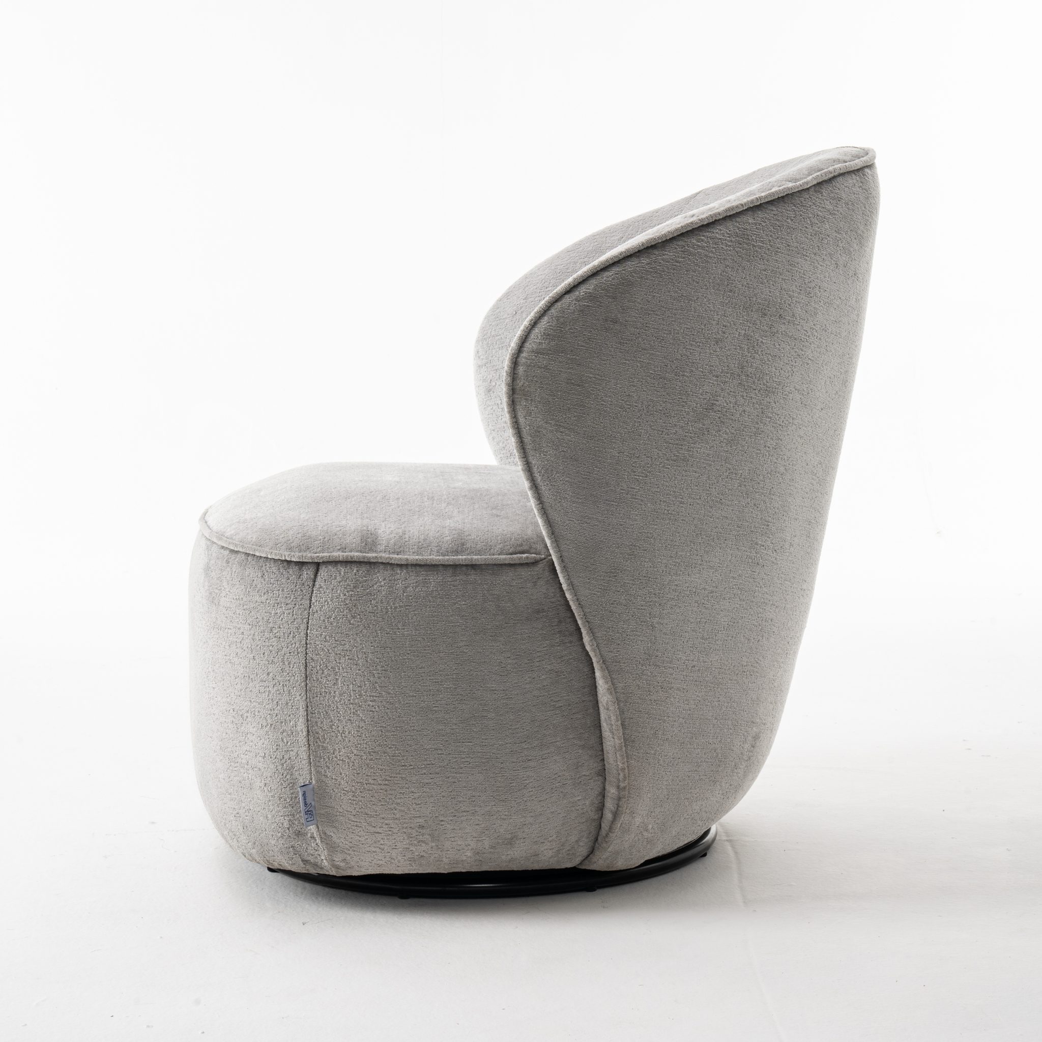 Sammy Draaifauteuil Stof Loris #08 Grey