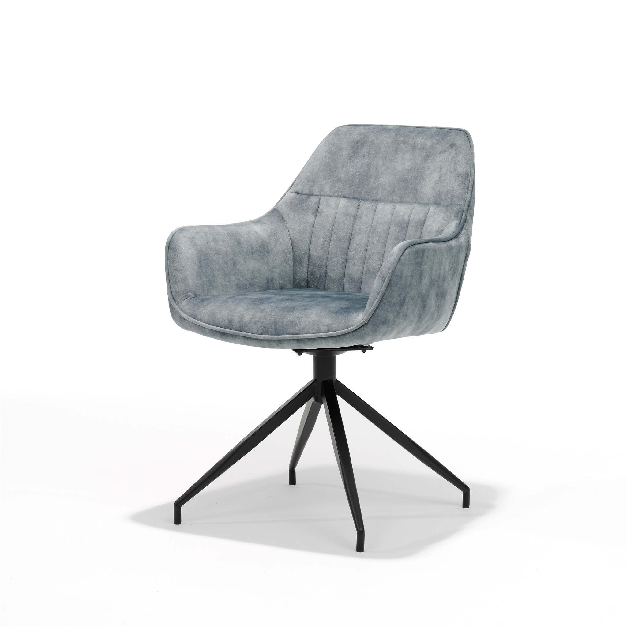 Romeo M4 armstoel - Aurora Velours Niagara - draaibaar