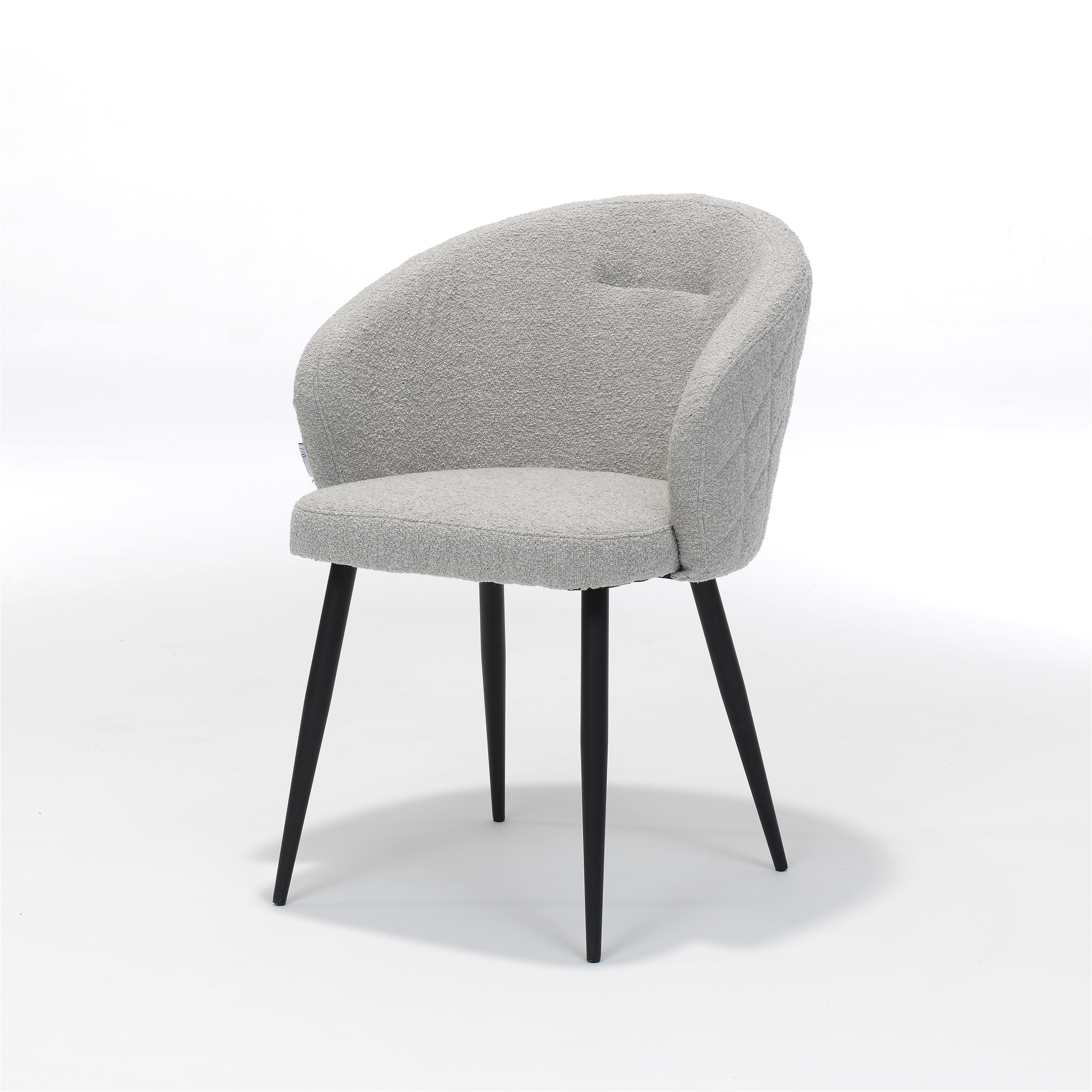 Kelly stoel Stof Teddy Natural