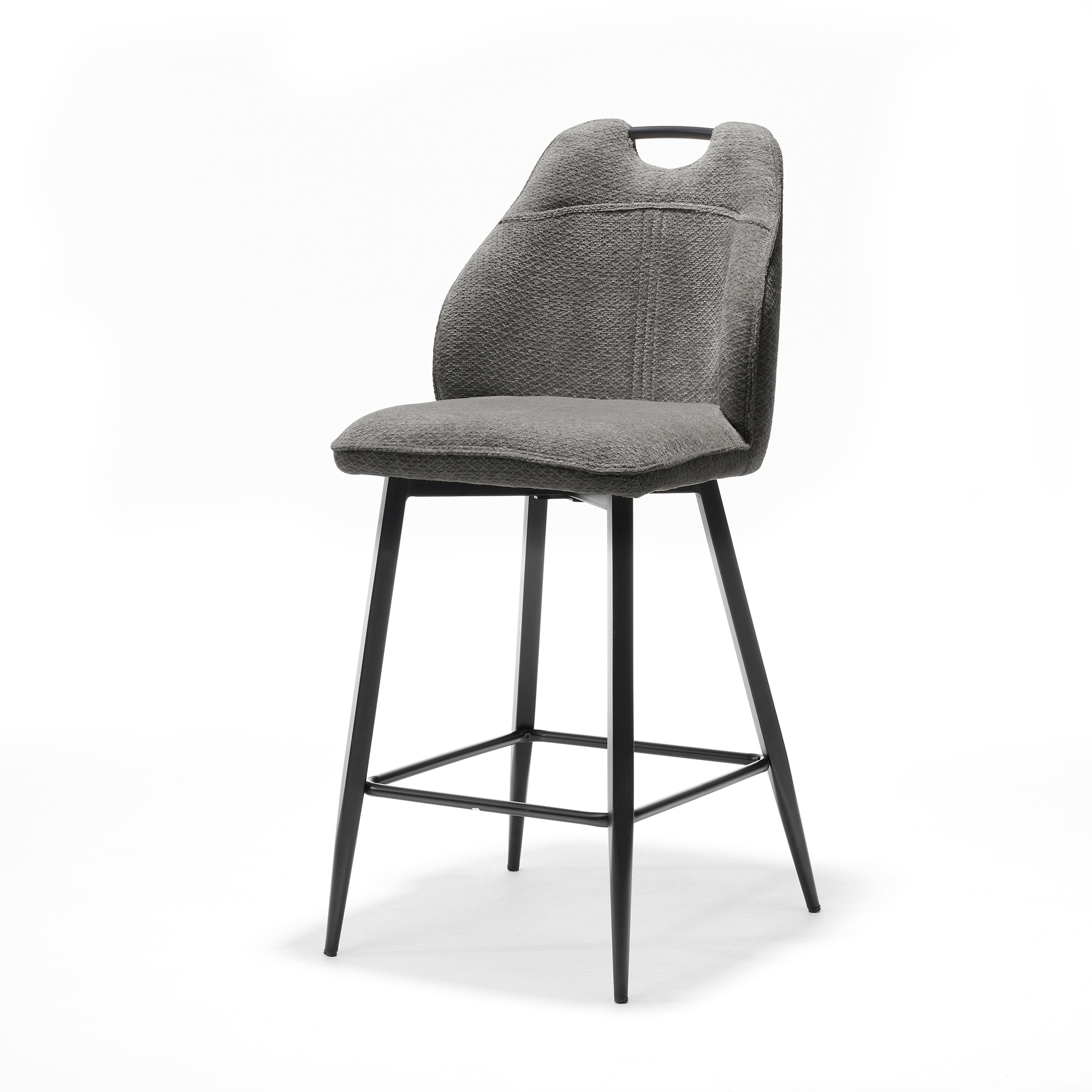 Adele barkruk Stof Retro Bliss Antraciet