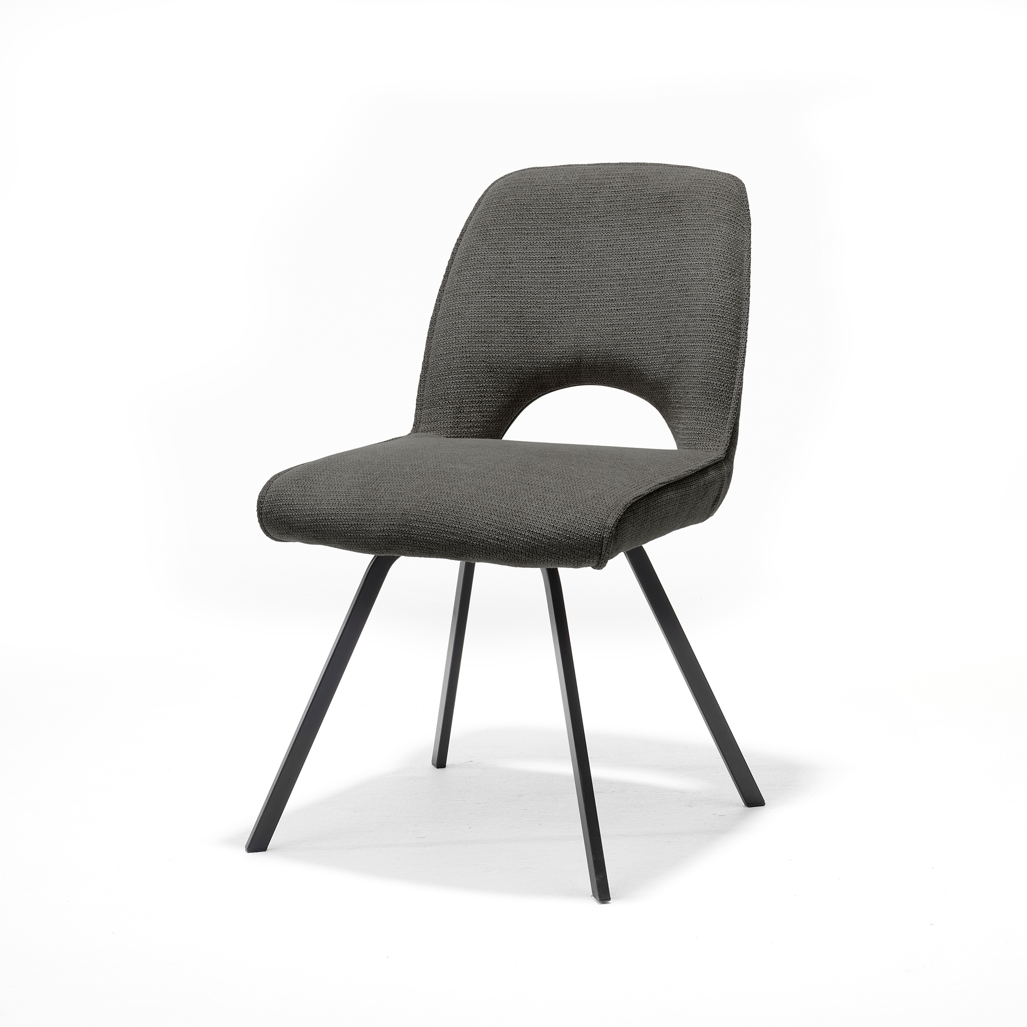 Jody stoel Stof Aragon Antraciet