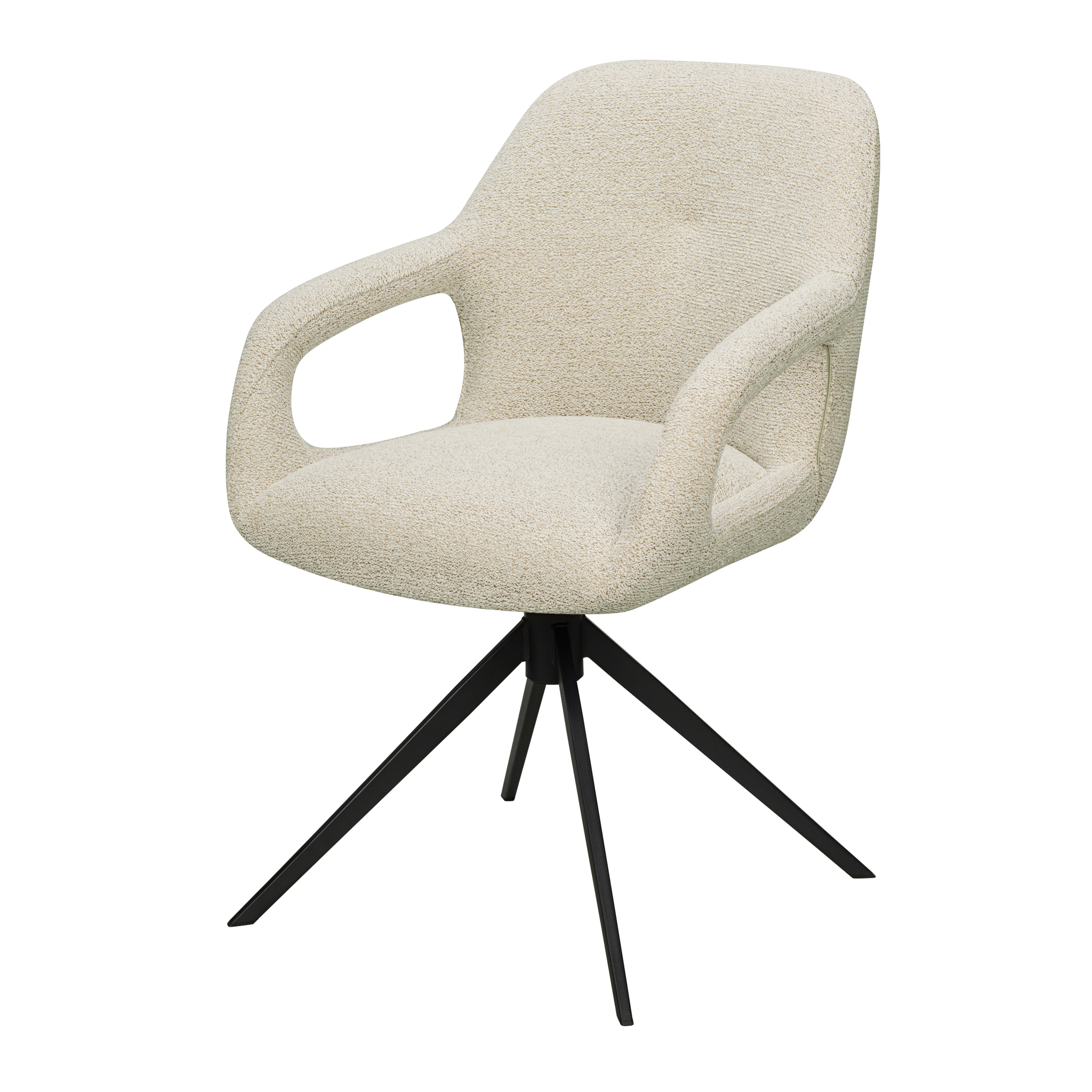 Move armstoel Stof Sahara Glacier Ash - Relax functie - frame zwart