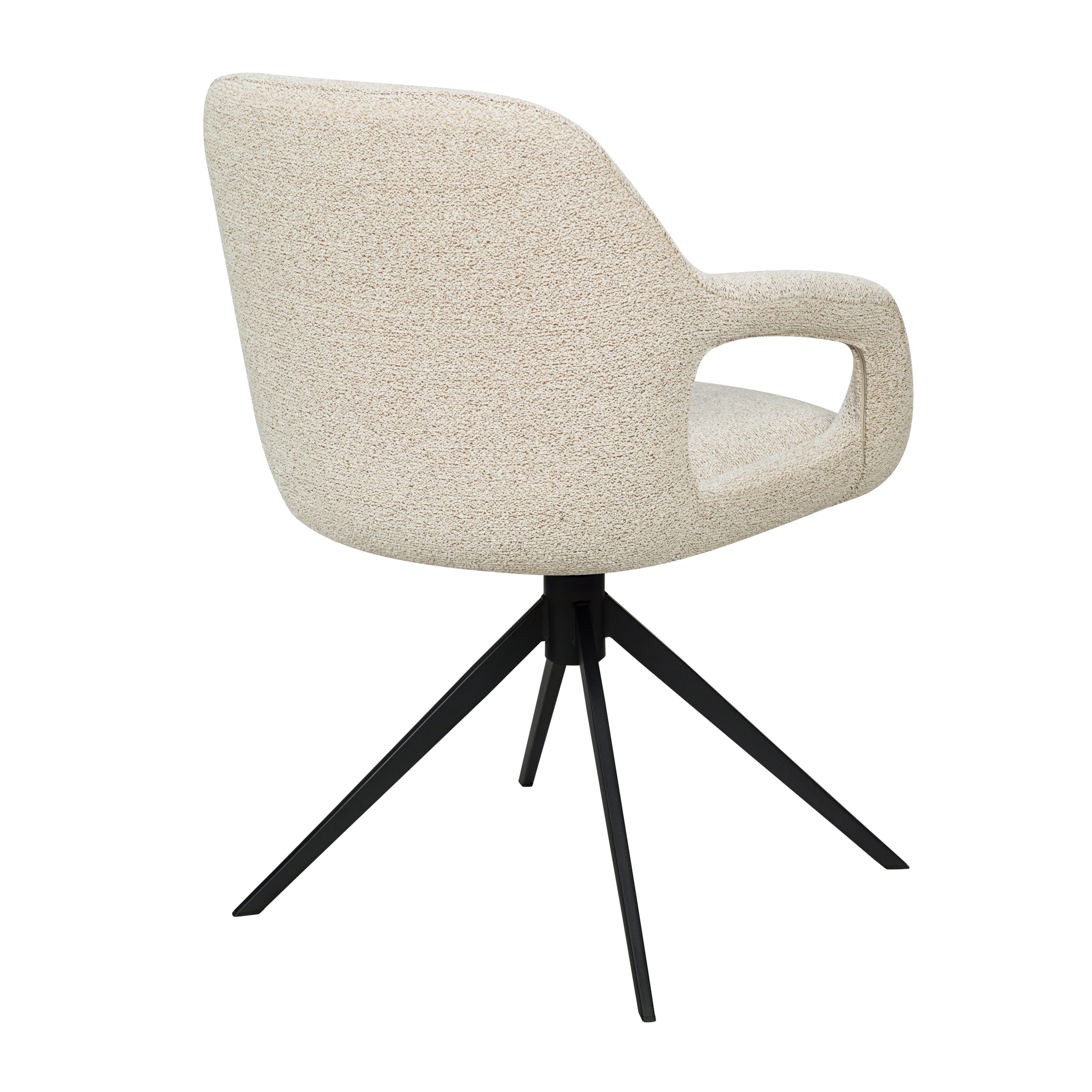 Move armstoel Stof Sahara Glacier Ash - Relax functie - frame zwart