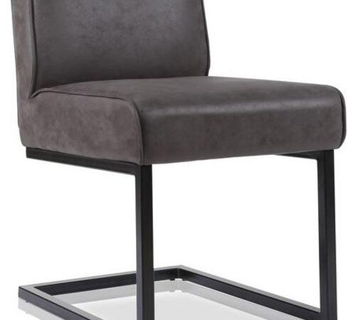 906STL65011883-Andries-Stoel-Stof-Soft-Antraciet Stoel stofferen