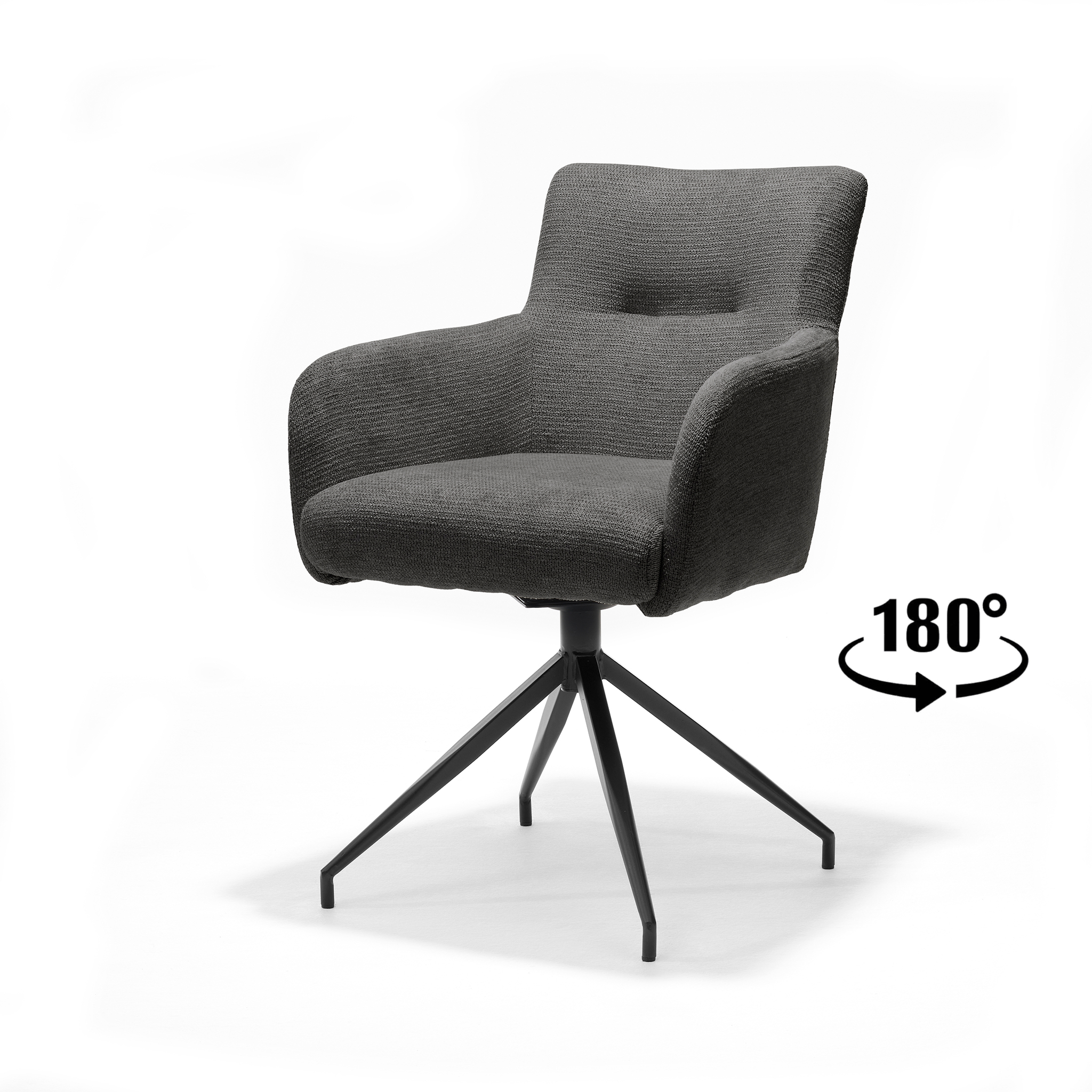 Eetkamerstoelen antraciet